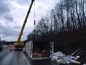 VU LKW umgestuerzt A 3 Rich Frankfurt Hoehe Koenigswinter Ittenbach P11